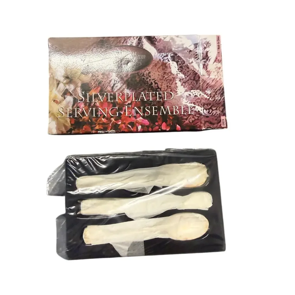 Birmingham Silver Plated Serving Ensembles (set Of 3)